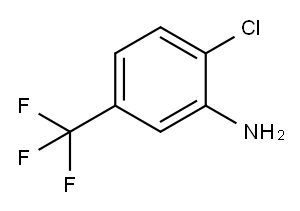 3-Amino-4-chlorobenzotrifluoride Struktur
