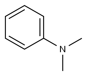 N,N-ジメチルアニリン 化学構造式
