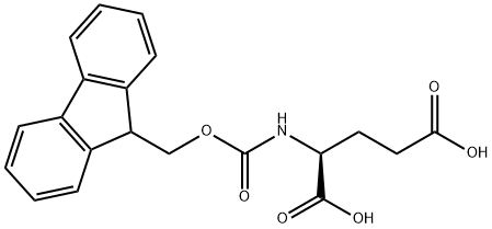 Fmoc-L-谷氨酸, 121343-82-6, 结构式