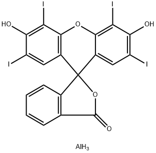 2-(3,6-Dihydroxy-2,4,5,7-tetraiodxanthen-9-yl)benzoesure, Aluminiumsalz