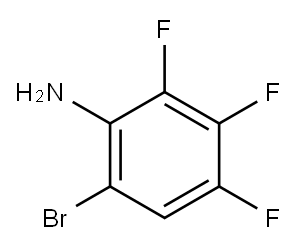 2-溴-4,5,6-三氟苯胺, 122375-82-0, 结构式