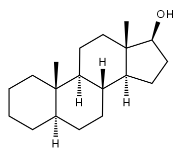 17-BETA-HYDROXY-5-ALPHA-ANDROSTANE Structure