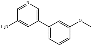 5-(3-甲氧苯基)吡啶-3-胺, 1225523-08-9, 结构式