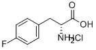 4-氟-D-苯丙氨酸盐酸盐, 122839-52-5, 结构式
