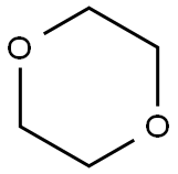 1,4-二氧六环 结构式