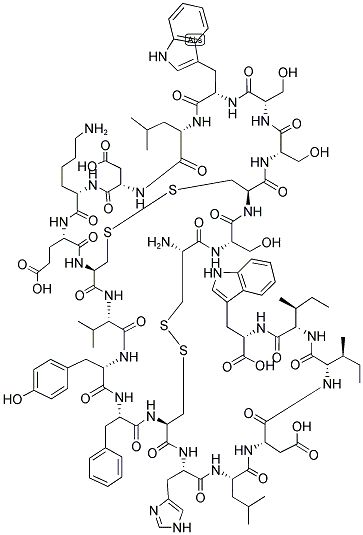 内皮素2, 123562-20-9, 结构式