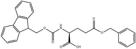 Fmoc-L-glutamic acid-gamma-benzyl ester Structure
