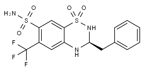 (S)-BendrofluMethiazide Structure