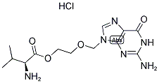 バラシクロビル塩酸塩水和物 化学構造式