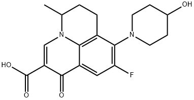 ナジフロキサシン 化学構造式