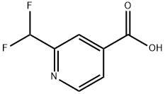 2-(二氟甲基)异烟酸, 1256818-14-0, 结构式