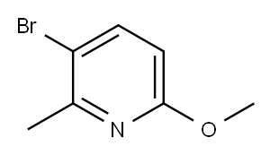 5-Bromo-2-methoxy-6-picoline Structure