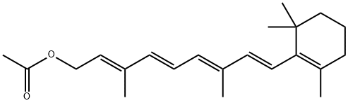 Retinyl acetate Structure
