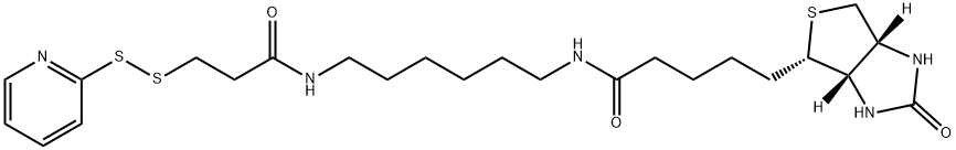 N-(6-[生物素胺]己基)- 3-(2-吡啶二硫) 丙酰胺, 129179-83-5, 结构式