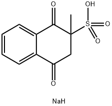 亚硫酸氢钠甲萘醌, 130-37-0, 结构式