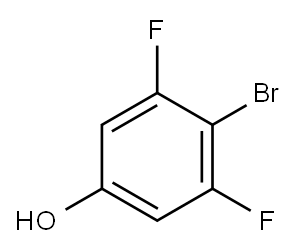 4-BROMO-3,5-DIFLUOROPHENOL Structure