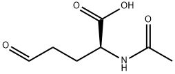 (2S)-2-acetamido-5-oxo-pentanoic acid Structure