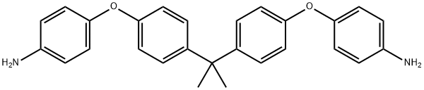 2,2-Bis[4-(4-aminophenoxy)phenyl]propane Structure