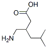 3-氨甲基-5-甲基己酸, 130912-52-6, 结构式