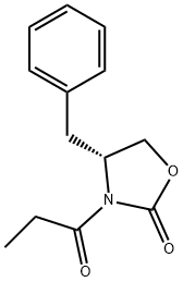 (R)-(-)-4-ベンジル-3-プロピオニル-2-オキサゾリジノン 化学構造式