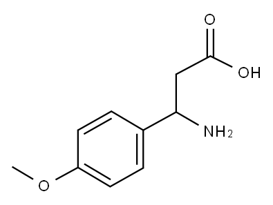 (S)-3-AMINO-3-(4-METHOXY-PHENYL)-PROPIONIC ACID Structure