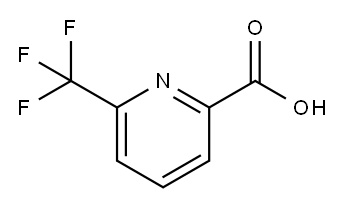6-(三氟甲基)吡啶-2-甲酸, 131747-42-7, 结构式