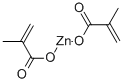 Zinc methacrylate Struktur