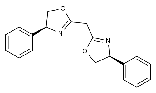 (S,S)-2,2'-METHYLENEBIS(4-PHENYL-2-OXAZOLINE) Structure