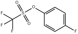 4-氟苯基三氟甲磺酸酯 结构式