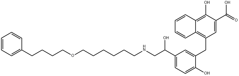 SalMeterol Xinafoate Adduct IMpurity Structure