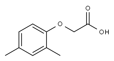 2,4-DIMETHYLPHENOXYACETIC ACID Structure