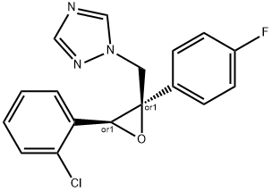 1-[[(2S,3S)-3-(2-Chlorophenyl)-2-(4-fluorophenyl)oxiran-2-yl]methyl]-1,2,4-triazole Structure