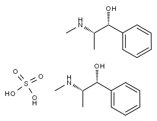 Ephedrine sulfate Structure