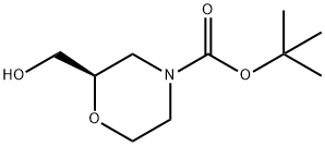 (R)-N-Boc-2-羟甲基吗啉, 135065-71-3, 结构式