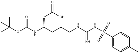 Boc-L-β-高精氨酸对甲苯磺酸盐, 136271-81-3, 结构式