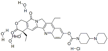 盐酸伊立替康三水合物, 136572-09-3, 结构式