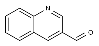 3-喹啉甲醛, 13669-42-6, 结构式