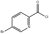 5-BROMOPYRIDINE-2-CARBONYL CHLORIDE Struktur