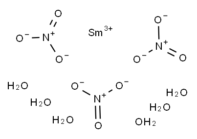 硝酸钐, 13759-83-6, 结构式
