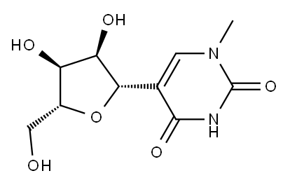 N1-甲基-假尿苷, 13860-38-3, 结构式