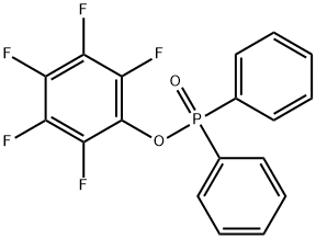ペンタフルオロフェニルジフェニルホスフィナート 化学構造式