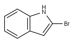 2-溴吲哚, 139409-34-0, 结构式