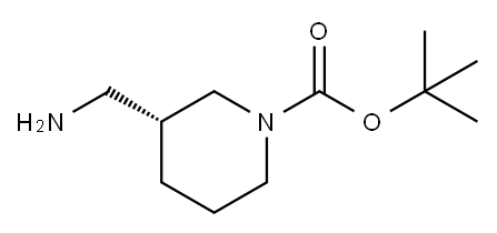 (R)-1-Boc-3-氨甲基哌啶, 140645-23-4, 结构式
