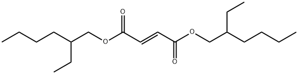 フマル酸ビス(2-エチルヘキシル) 化学構造式