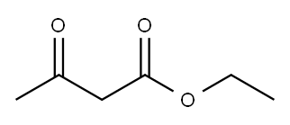 Ethyl acetoacetate Struktur