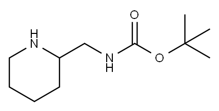 2-(叔丁氧羰基氨基甲基)-哌啶, 141774-61-0, 结构式