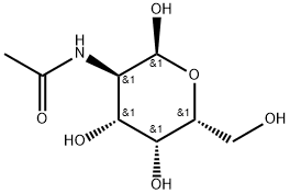 N-アセチル-D-ガラクトサミン水和物 化学構造式