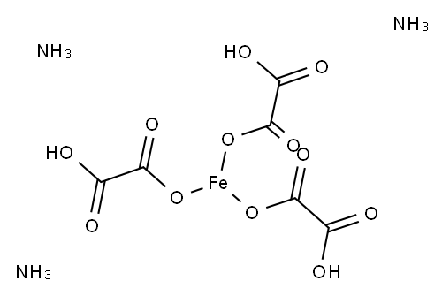 草酸高铁铵, 14221-47-7, 结构式