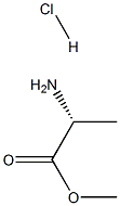 D-丙氨酸甲酯盐酸盐, 14316-06-4, 结构式