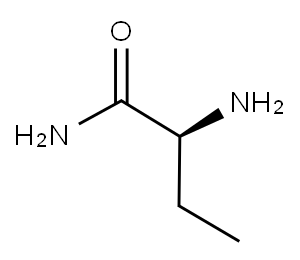 (2S)-2-氨基丁酰胺, 143164-46-9, 结构式